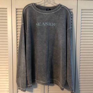 Ribbed seaside sweatshirt